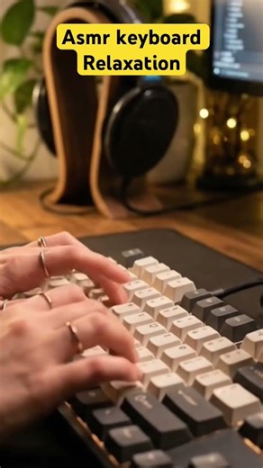 Asmr Keyboard Relaxation tapping sound #relaxation #asmr #keyboard #ai