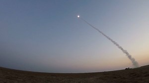 34K views · 1.1K reactions | China's advanced short-to-medium range air defense missile FM-3000 hit the target in a recent live-ammunition drill. As a member of China's fourth-generation missiles, the FM-3000 TEL (Transporter Erector Launcher) carries a total of eight missiles per unit, which has a maximum engagement range of 30 kilometers. | CGTN | Facebook