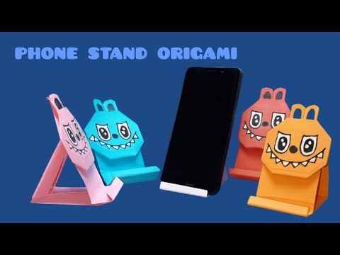 Origami | Easy mobile phone holder tutorial