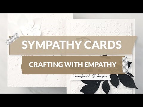 3 Simple Steps to Make a Comforting Handmade Sympathy Card | Perfect Pairings with Jaycee