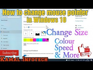 how to change mouse pointer on windows 10 | mouse settings in windows 10