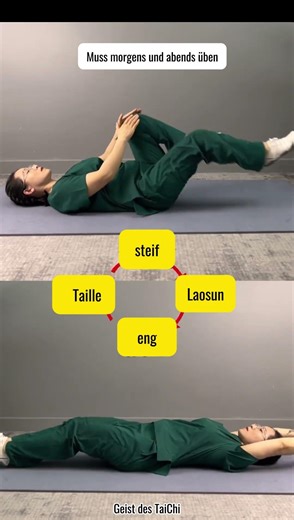 "Nur 2 Übungen — fester Bauch und entspannter Rücken!