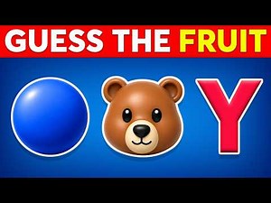 Guess The Fruit By Emoji Challenge 🍉🍌 Emoji Quiz 2026