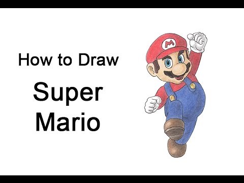 How to Draw Super Mario (Full Body)