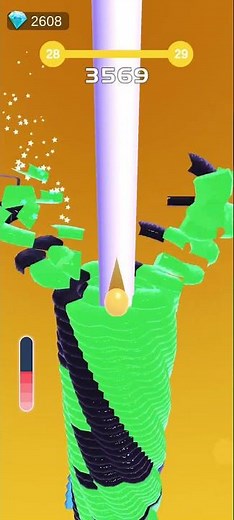 “Don’t Touch the Black! Stack Ball Challenge 😱”