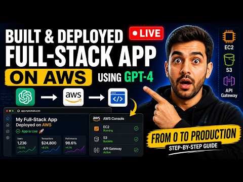 Build a Full-Stack App on AWS Using GPT-4 (Step-by-Step)