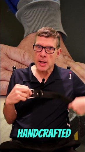 Hand made leather belt