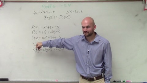 How to apply the composition of two functions: square and square root