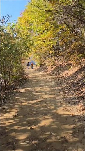 가을수채화 횡성호수 가족길