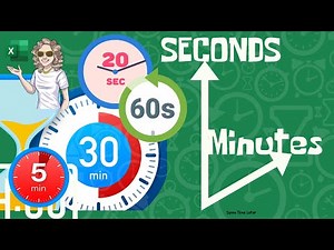 Converting Seconds To Minutes. Work With Time In Excel.