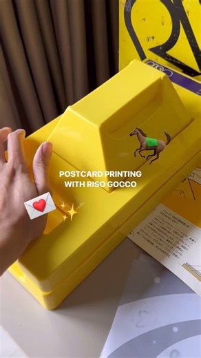 Nat Kunyapat Ch. | It’s been a while since I got my hands on paint and made my table messy again. First time trying Riso Gocco, a compact Japanese... | Instagram