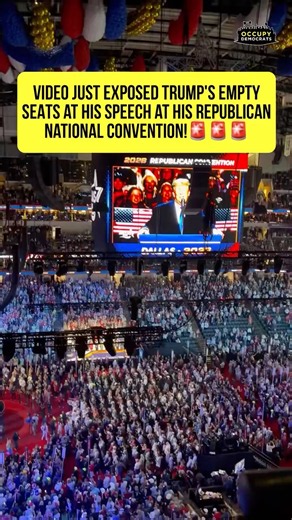 Video EXPOSES Trump’s EMPTY RNC Speech! Wait for it…🚨🚨🚨