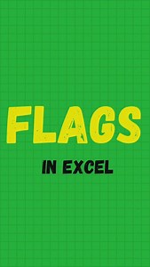 Excel With Ibrahim | Excel Champion | Comment 'Excel' and I'll send you FREE Excel course + 259 Excel shortcuts! Here’s how to insert country flags in Excel! 🌍🏳️ Save this... | Instagram