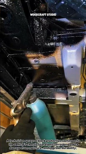 Car Underbody Rust Protection Process! #CarCare #AutoRepair #RustProofing