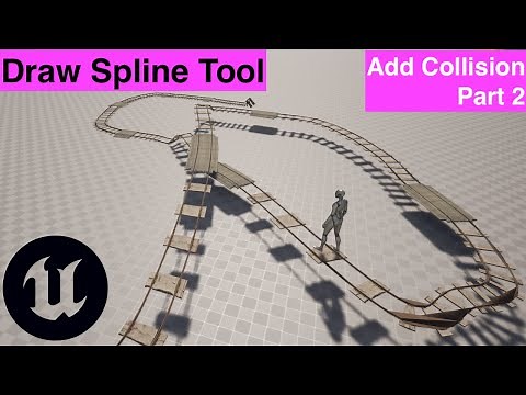 UE5 || How To Add Collision To Spline Meshes Part 2