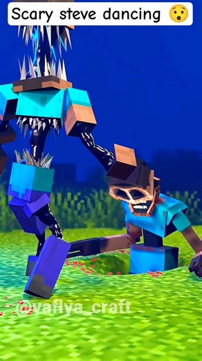 Scary steve Killed MIMICER 🤯💀 in Minecraft #minecraft #minecraftmemes #cameraman #minecraftyoutube