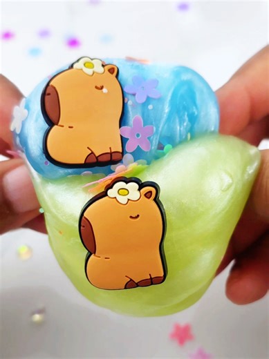 Capybara Putty from Claire's 🫠🙃 #putty #slime #storeboughtslime #slimefail