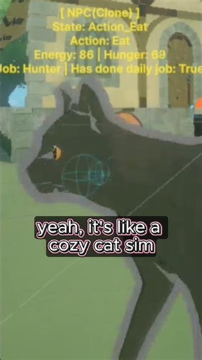 Recruited cats gotta HUNT to avoid STARVING - cozy cat sim