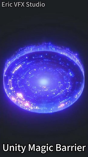 Unity Game VFX - Magic Barrier #gamevfx
