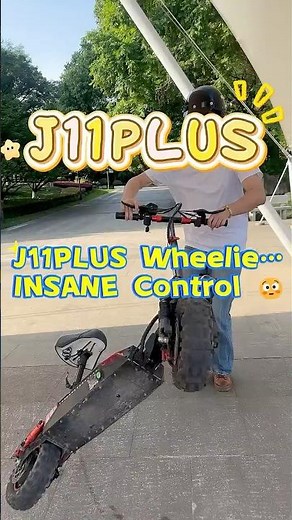 1200W Wheelie Test on J11PLUS – Power, Balance & Suspension Check ⚡🛴🔥