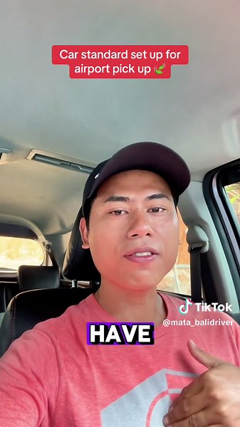 Car standard set up for airport pick up 🍃 #balidriver #balitrip #baliairport #fypシ゚viral #epyepe #fypシ #fypシ゚viral🖤tiktok #foryoupage #matabalidriver #gowithmata