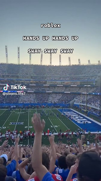 HANDS UP HANDS UP #roblox #ku #universityofkansas #fyp #trending