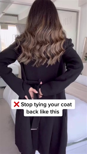 Effortless Chic Outfit: Fashion Hacks & Tips for Tying Coats