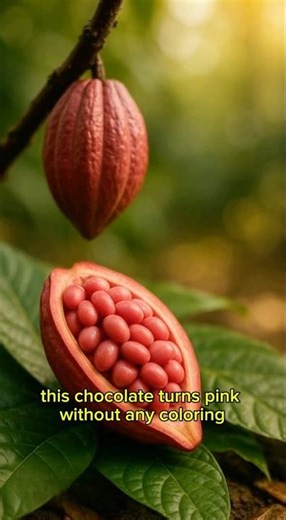 The Chocolate That Turns Pink Naturally 🍫💗 #luxuryfood #shorts