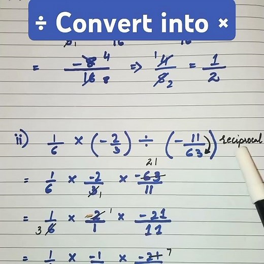 Convert Division into Multiplication – Easy Fraction Trick! ➗✖️