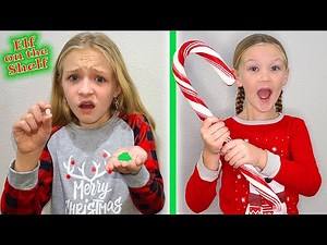 Growing Giant Candy Canes! Elf on the Shelf Day 22!