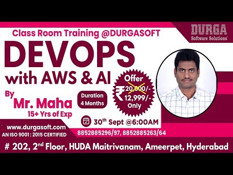 DEVOPS with AWS & AI Class Room Training @ DURGASOFT