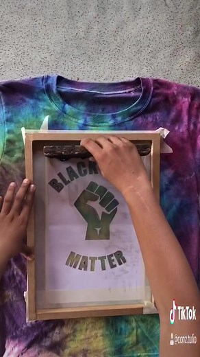 DIY Tie Dye Shirt Printing Tutorial | Stencil Print How-To