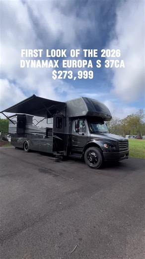 $273,999 2026 Dynamax Europa S 37CA Built on a Freightliner chassis with a 360HP Cummins diesel, this Super C is made for serious travel and serious luxury 😎✨ Tons of power, huge living space, and ready for the long haul. Would YOU take this one cross-country? Rate it 1–10 in the comments 👇👇 #Dynamax #EuropaS #fyp #BerrylandCampers #RVLife