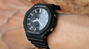 卡西欧支持世界时间，可显示多城市及协调世界时。