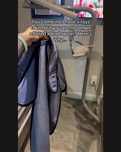 No more lead apron! 🤗 Modern digital dental X-rays are safer than ever and drastically reduce your exposure to radiation. 🩻 Watch our video to learn more! 🧡 #symmetrydental #RESETtmj #swanseama #saferdentalxrays | Symmetry Dental