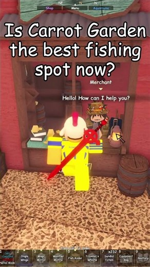 Is Carrot Garden now OP? #roblox #fypシ #fyp #funny #fisch