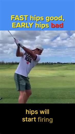 Monte Scheinblum on Instagram: "Let’s use @rorymcilroy to show the difference between fast hips and early hips. Almost all amateurs mistake the latter for the former."