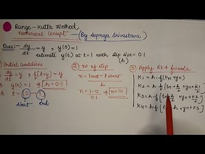 ●Range-Kutta Method (RK4) || Numerical Concept✅️
