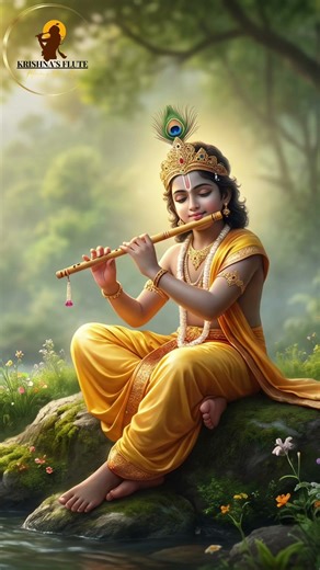 Krishna Morning Flute 🌅 #shorts #type #viral #lordkrishna #krishnaflute