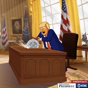 Our Cartoon President sure is cutting edge. Watch a new episode now on Showtime Networks. 📲 http://s.sho.com/StreamOurCartoonPresident | Our Cartoon President