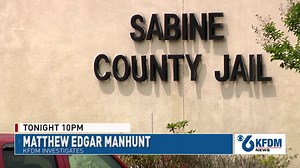 Matthew Edgar is supposed to be spending 99 years in prison. Instead, he's on the run. Watch Aaron Drawhorn's special report tonight on KFDM and Fox 4. | KFDM News