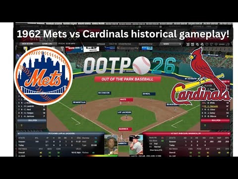1962 Historical showdown NY Mets Inaugural game! OOTP Baseball PC game! Historic Showdown!
