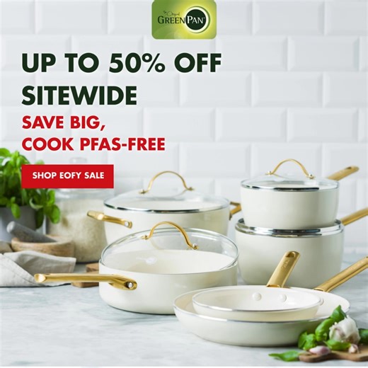 The best deals on cookware and appliances are here. Your healthy kitchen awaits. Cook PFAS-free without forever chemicals, PFOA, lead and cadmium. Shop now | GreenPan
