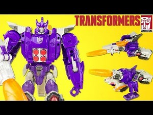 Transformers Generations Galvatron Nucleon Titans Return Voyager Class Toy Review Hasbro
