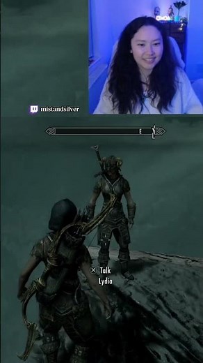 experimenting with our new powers…. poor Lydia #skyrim #twitch #elderscrolls #lydia #dragonborn