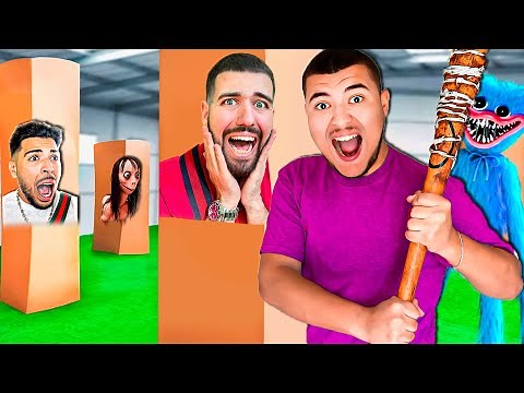 CACHE CACHE GÉANT DANS LA MAISON DE L'HORREUR ! Avec Diabolofeat35 et SouKa !