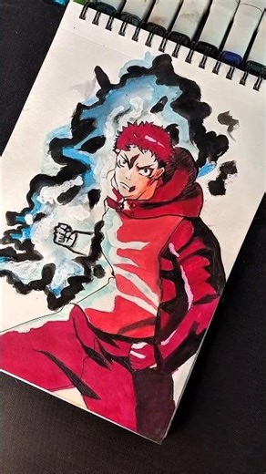 Yuji Itadori Drawing – Unleashing Cursed Energy!