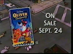 Disney's Oliver & Company home video commercial [September 1996]