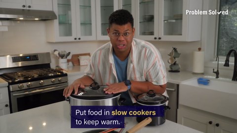 How to keep food warm for a party