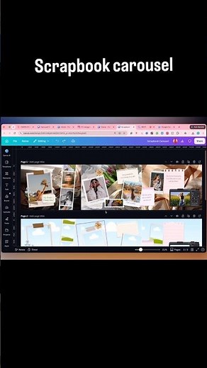 Aesthetic Canva Carousel in minutes #canva